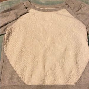 Gray/Cream Sweater